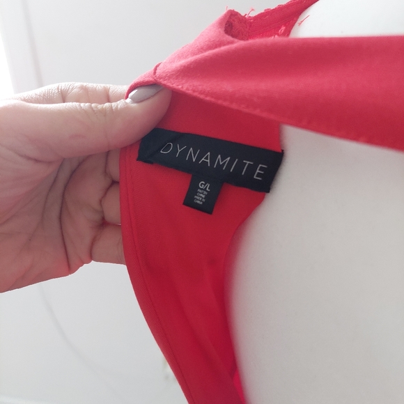 Sleek Red Dynamite cut out dress - Picture 5 of 5